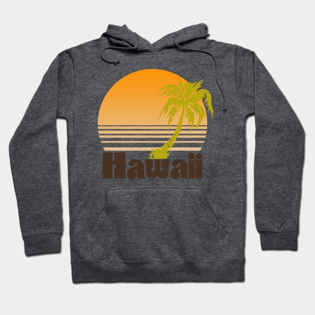 Hawaii vintage travel Hoodie by bubbsnugg